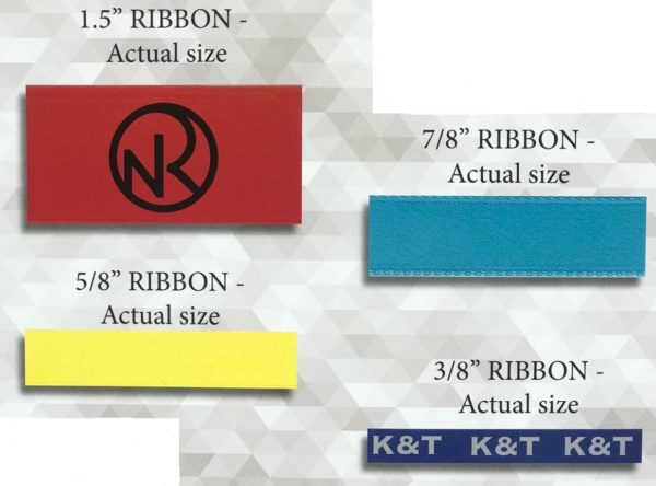 3/8 Custom Printed Ribbon - A Touch Of Ribbon